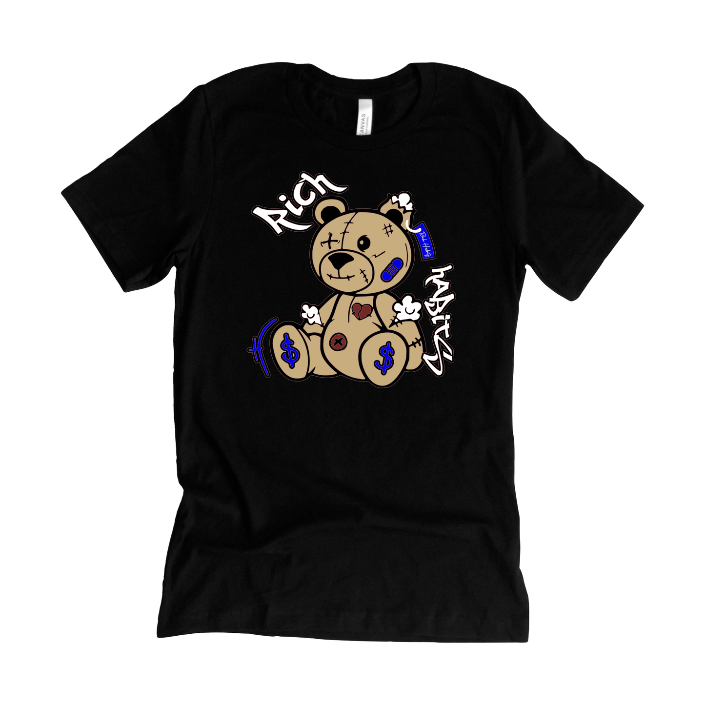 Rich Bear Black T-Shirt